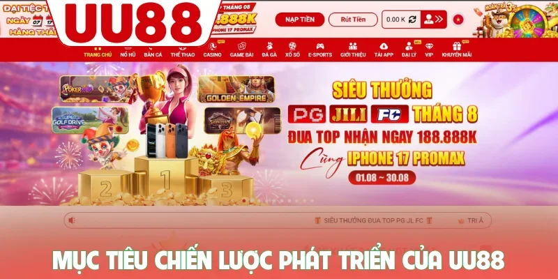Giới thiệu 3 Mục tiêu chiến lược phát triển của UU88