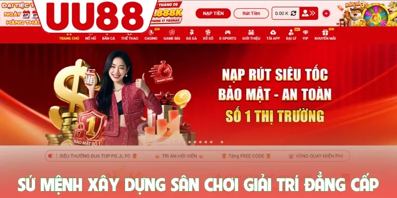 Giới thiệu 2 Sứ mệnh xây dựng sân chơi giải trí đẳng cấp